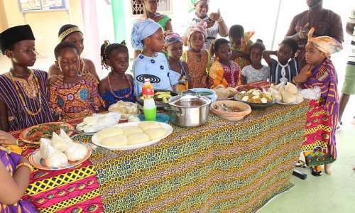Hartford Montessori of Amasaman a suburb of Accra, organized a colorful Traditional Day Celebration