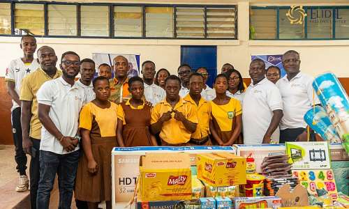 Elidel Prestige donates to Dzorwulu Special School