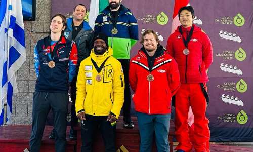Ghana's Akwasi Frimpong earns podium finishes at North American Cup skeleton races