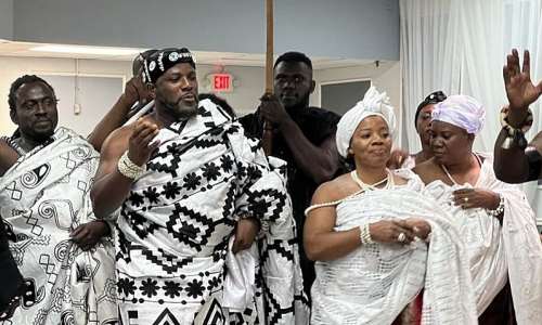 Asante Adehyeman Of Dallas Texas installs New Traditional leaders