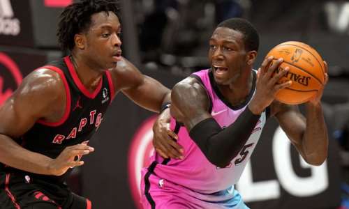 Miami Heat guard Kendrick Nunn scored a season-best 28 points off the bench in their win over the Toronto Raptors
