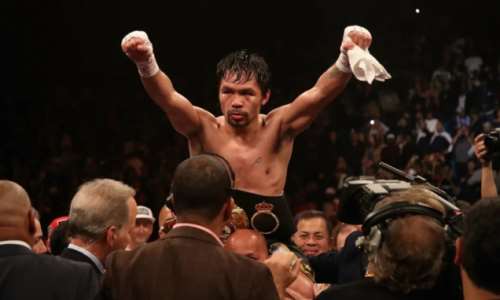Manny Pacquiao got some home cooking in a key win early in his career. Photo by Christian PetersenGetty Images