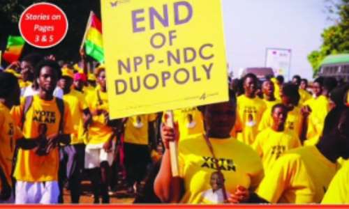Alan paints Kumasi yellow with 300,000 supporters in 'Afafranto' Unity Walk
