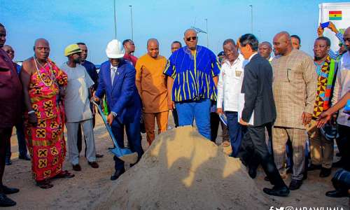 Bawumia cuts sod for Tema motorway roundabout phase 2 project