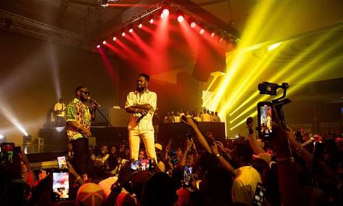 Photos: Patoranking closes out 2021 with show-stopping performance at Big Name Concert