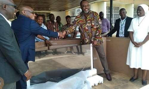 NAPO donates television sets to KNUST School of Medicine and Dentistry