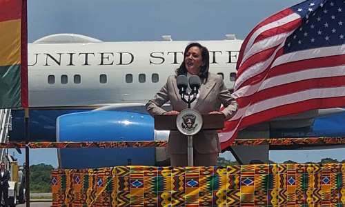 US Vice President Kamala Harris arrives in Ghana today