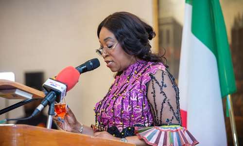 Ghanas mission in Italy welcomes Shirley Ayorkor Botchwey to Rome to commemorate Ghanas 66th National Day celebrations