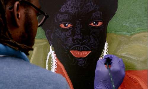 Kwesi Botchway showcases Captivating Paintings in Brussels