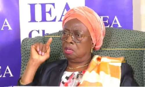 Former Chief Justice and fellow of the IEA, Sophia Akuffo
