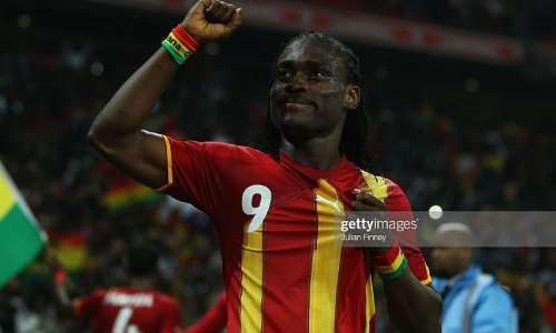LONDON, ENGLAND - MARCH 29: Derek Boateng of Ghana celebrates after the international friendly match between England and Ghana at Wembley Stadium on March 29, 2011 in London, England. Photo by Julian FinneyGetty Images