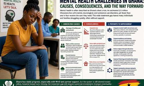 Mental Health Challenges in Ghana: Causes, Consequences, and the Way Forward