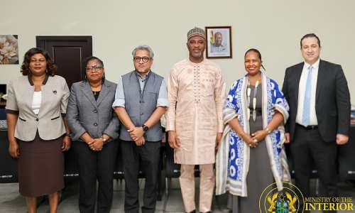 Interior Minister, UNDP Resident Representative Discuss Peace and Security Collaboration