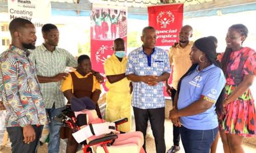 National Paralympic Committee of Ghana donates wheelchairs to Special Olympic Ghana body