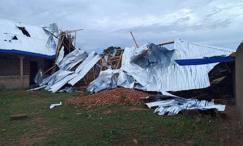 Nandom: Rainstorm wrecks havoc in Tuopare Electoral Area