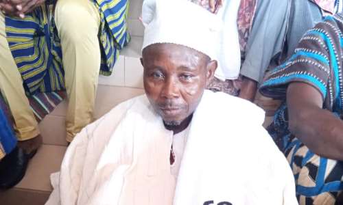 Sagnar Naa enskins Registrar of TaTU as chief of Shigu traditional community