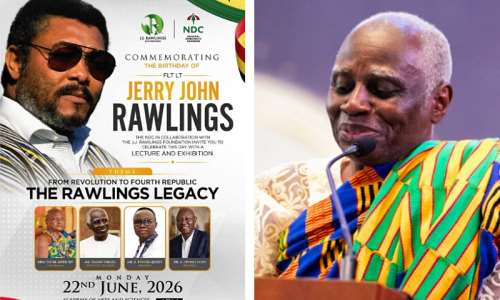 NDC holds Rawlings 79th birthday lecture with Tsatsu Tsikata as keynote speaker