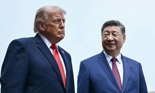 File photo of Chinas President Xi Jinping and US President Donald Trump taken in Beijing on May 14, 2026. -  Brendan Smialowski; Reuters