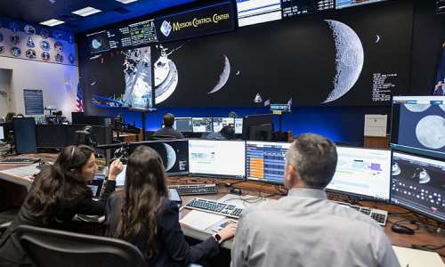 Mission Control Centre at NASA’s Johnson Space Centre. -  NASA