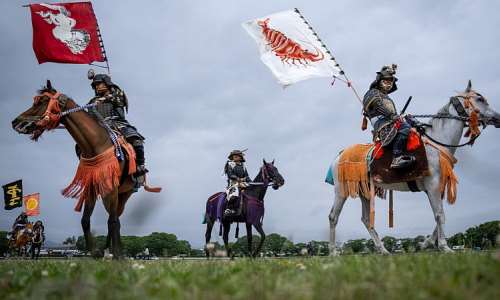 The thousand-year-old Japanese festival of Soma Nomaoi began as a way to train mounted warriors. -  Yuichi Yamazaki, AFP