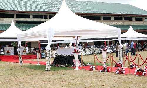 Archbishop-Emeritus Kpiebaya lying-in-state