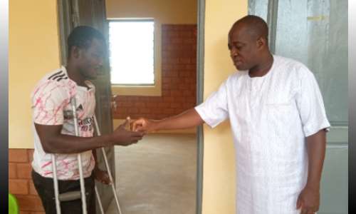 Tempane DCE commissions housing facilities at Kugzua for victims affected by Tamde dam construction