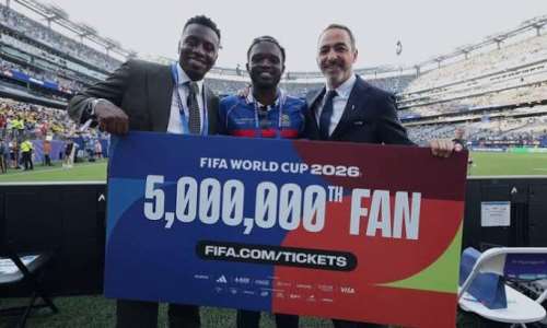 Five millionth fan attends FIFA World Cup 2026 to make competition history