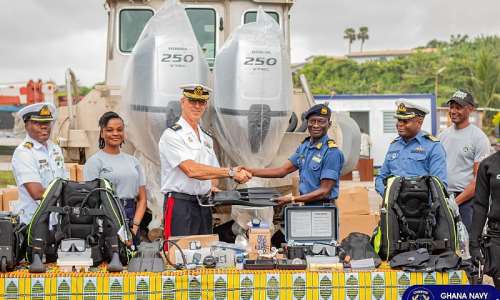 Ghana Navy receives EU-supported maritime equipment to enhance operational readiness