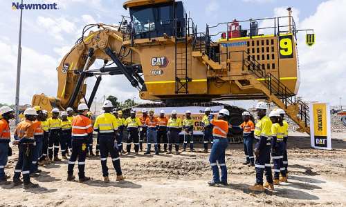 Newmont Ahafo South Mine commissions Cat 6040 Next Generation Shovel