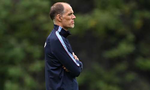 England head coach Thomas Tuchel is attempting to steer an England squad into the last eight at a World Cup for the third tournament on the trot. - AFP - CARL DE SOUZA