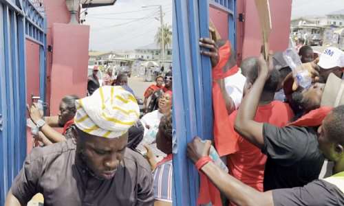 Angry supporters storm NPP headquarters over Ayawaso Central electoral album controversy