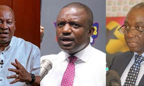 President Mahama, Mr. John Abu Jinapor and Dr. Kwabena Donkor