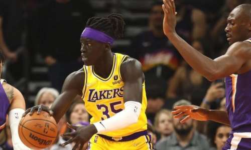 Wenyen Gabriel joined 17-time NBA champions LA Lakers in March