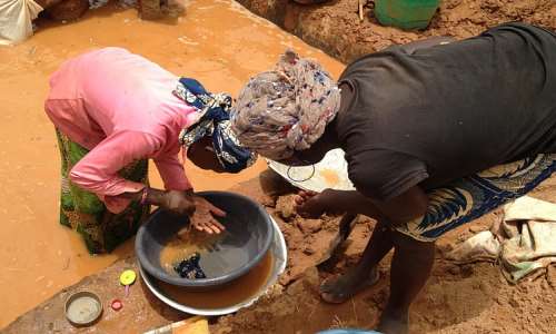 File photo: Small-scale artisanal gold mining employs thousands of people across Central African Republic. -  Reinnier Kaze, AFP archives