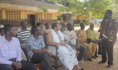 Abongobi Radio And Its Listeners Donates To A.M.E Zion School Korle Gonno