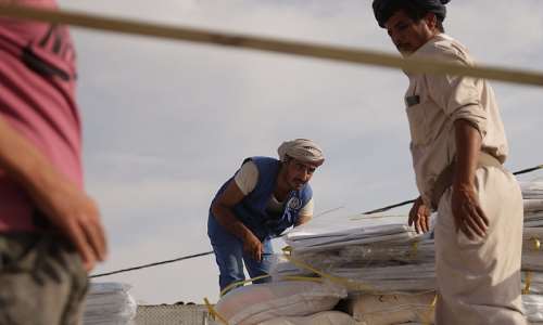 IOM supports communities in Yemen with relief, shelter, and essential services during emergencies. Photo: IOM/Haithm Abdulbaqi