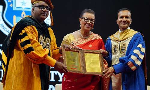 Commonwealth Secretary-General receives Lifetime Achievement Award and Justice Medal in India