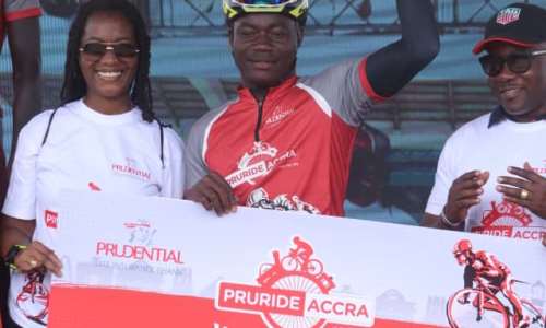 Lawrence Adjei squeezes sweat out of stone to win Pruride 2022