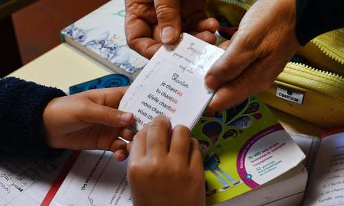 From 2026, children in Algeria will begin learning English in the third year of primary school, with French introduced a year later. -  AFP / FRED TANNEAU