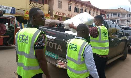 FDA seizes 57,000 pieces of unregistered baby diapers at major markets in Bono Region