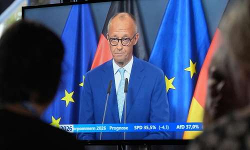 Merz unveils new aid for Ukraine as Russia strikes Kyiv during German leaders visit