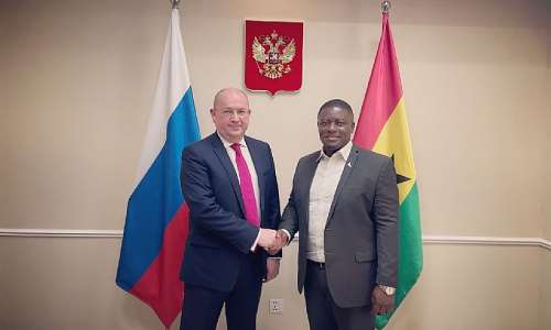 Discussing The Current Global Geopolitical Situation With Russias Ambassador To Ghana