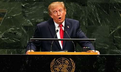 US President Donald Trump