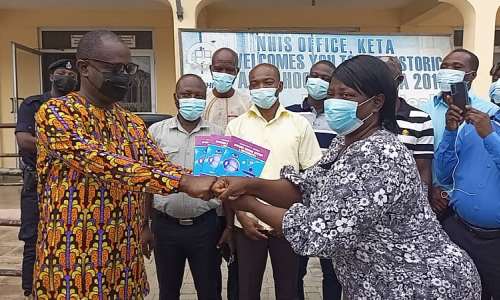 Anloga: MP supports basic schools with teaching and learning materials
