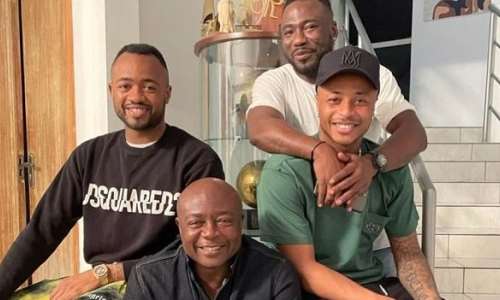Jordan Ayew and his beautiful family