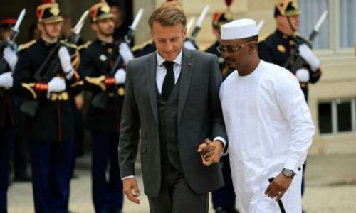 According to the Elysee, security cooperation between France and Chad was restored at the beginning of the year.  By Ludovic MARIN (AFP)