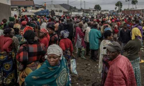 An estimated 200,000 people have fled their homes since the M23 armed group resumed fighting. By Guerchom Ndebo AFP