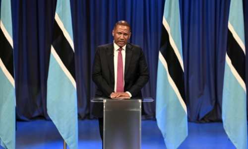 Botswana is led by President Duma Boko who took office on on November 1, 2024.  By Monirul Bhuiyan (AFP)