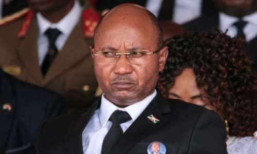 Bunyoni was sacked as prime minister in 2022. By TCHANDROU NITANGA AFPFile