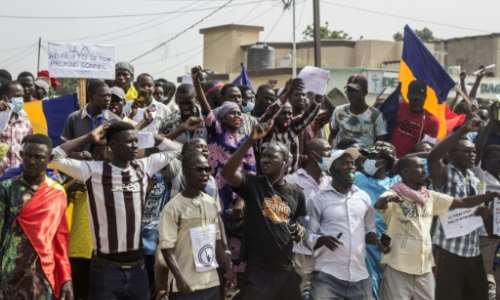 Chad has seen several bouts of unrest since a junta took charge in the April death fighting rebels of former president Idriss Deby Itno. By Djimet WICHE (AFP)
